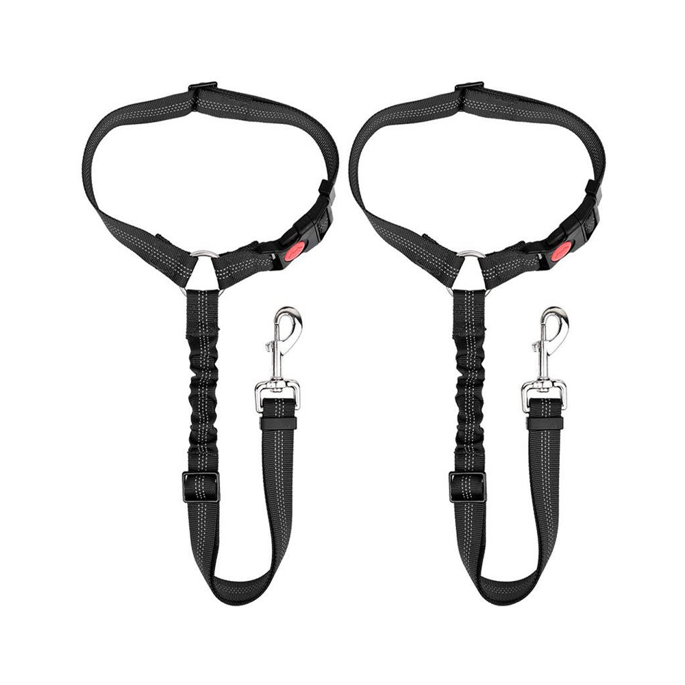 Laisse réfléchissante de ceinture de sécurité de voiture d'animal familier de polyester durable Anti-Rush