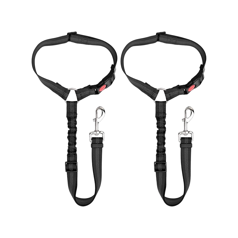 Laisse réfléchissante de ceinture de sécurité de voiture d'animal familier de polyester durable Anti-Rush