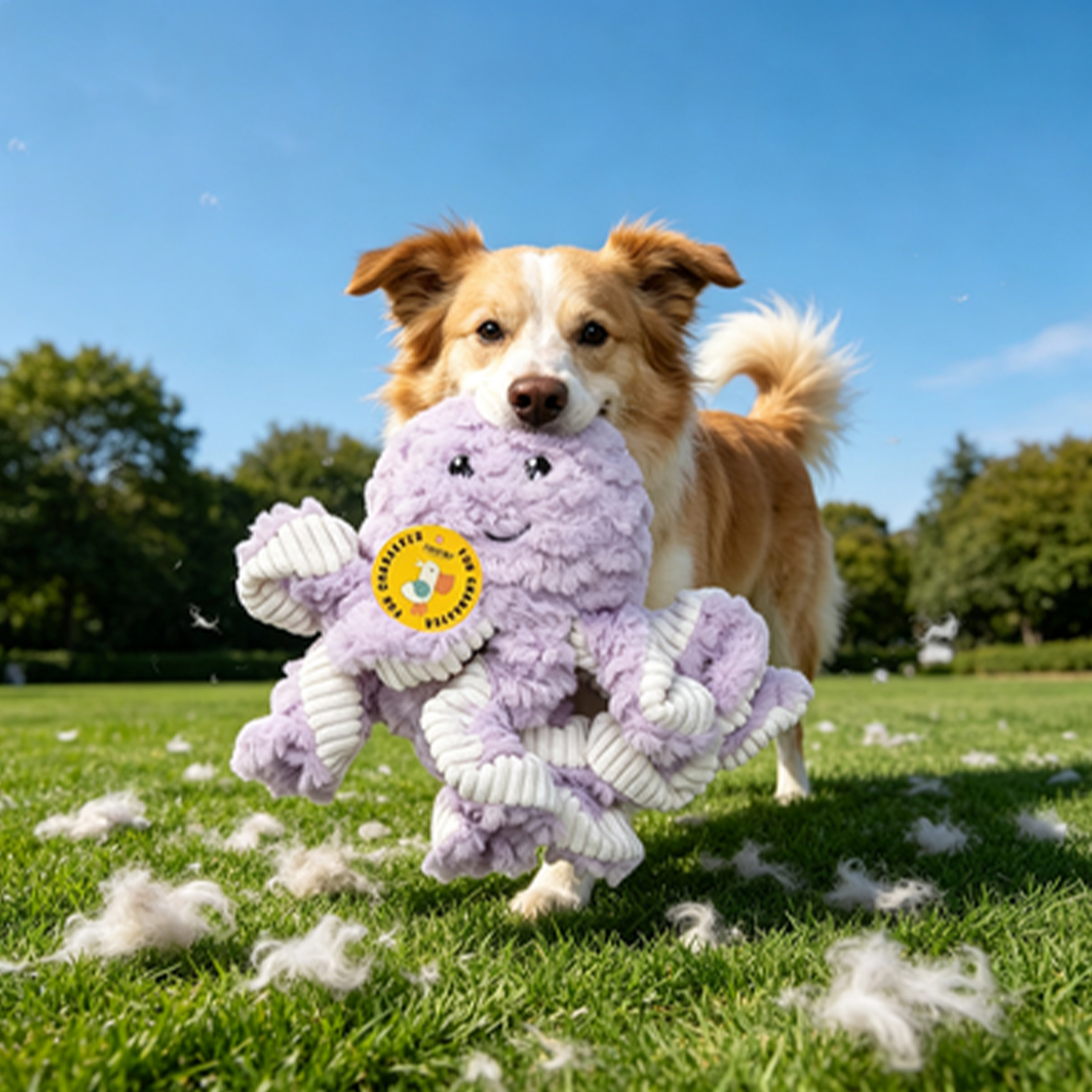Jouets en peluche en forme de poulpe, de paresseux, de lapin, d'ours, de grenouille et de poussin