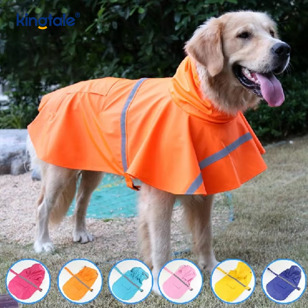 Imperméable pour chien multicolore