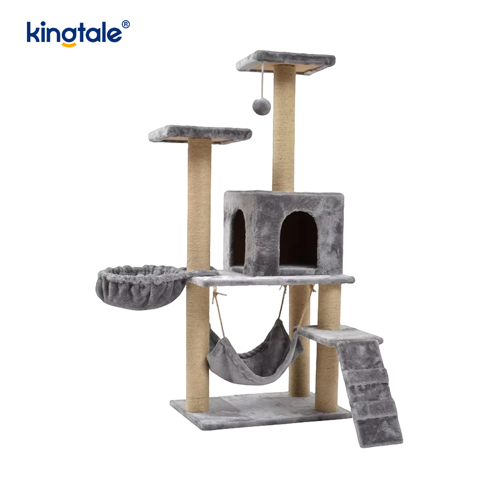 Arbre à chat avec grand hamac