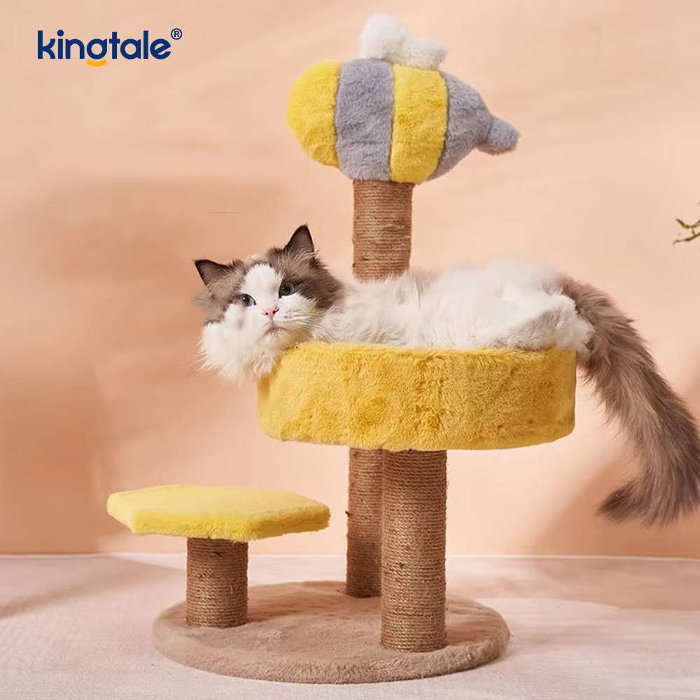 Arbre à chat avec lit pour petits chatons d'intérieur