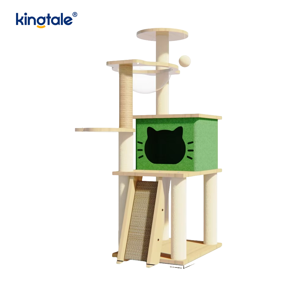 Arbre à chat en feutre MDF