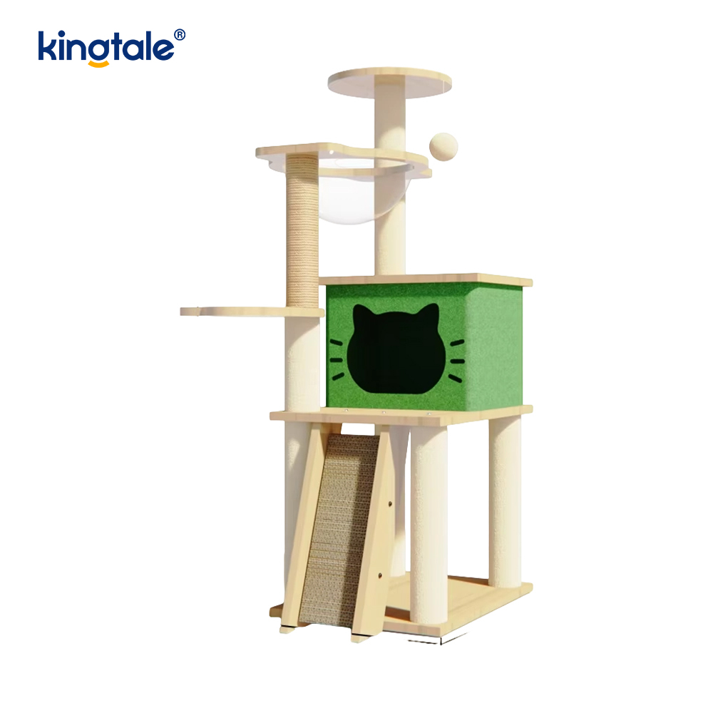 Arbre à chat en feutre MDF