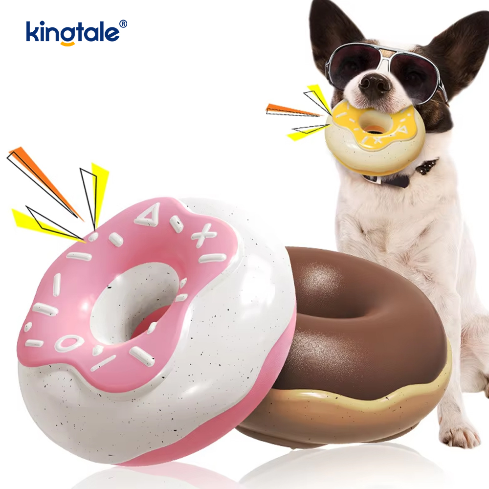 Jouets pour animaux de compagnie en forme de beignet