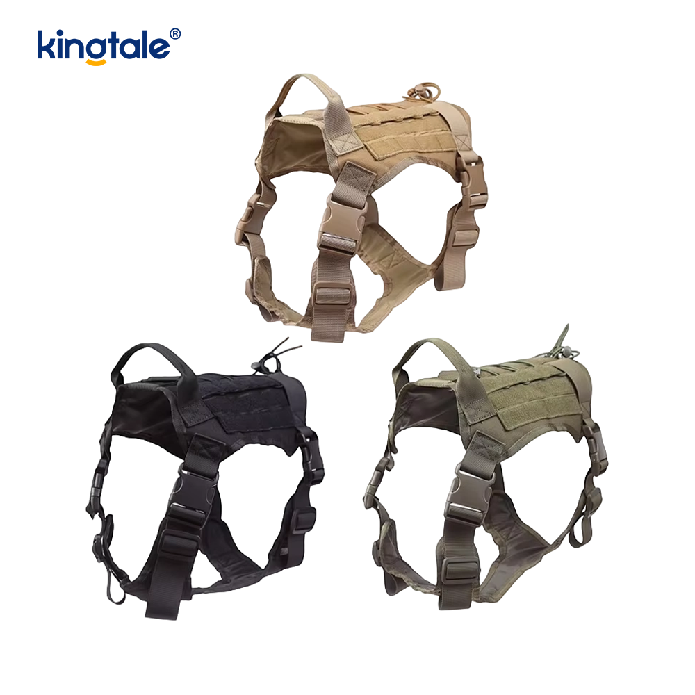 Harnais tactique pour chien sans traction pour chien de taille moyenne
