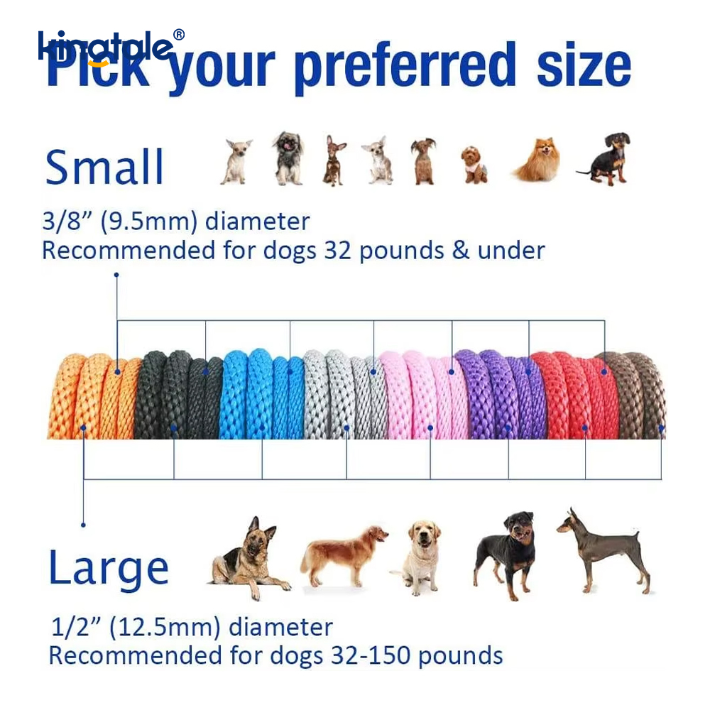Laisse pour chien en nylon tissé