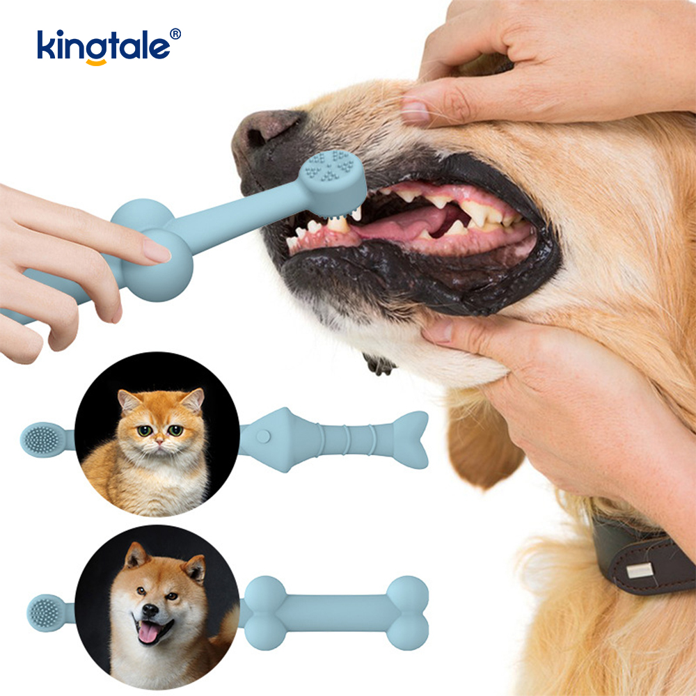 Nouvelle brosse à dents pour animaux de compagnie conçue pour nettoyer les dents et aider à prévenir le tartre