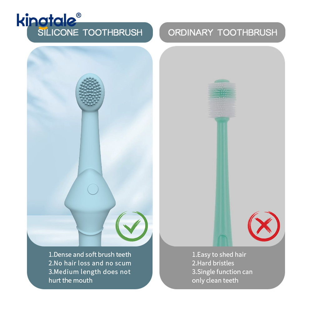 Nouvelle brosse à dents pour animaux de compagnie conçue pour nettoyer les dents et aider à prévenir le tartre