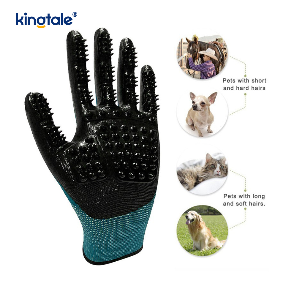 Gant d'épilation pour animaux de compagnie, gant de toilettage doux, brosse, gant de démêlage