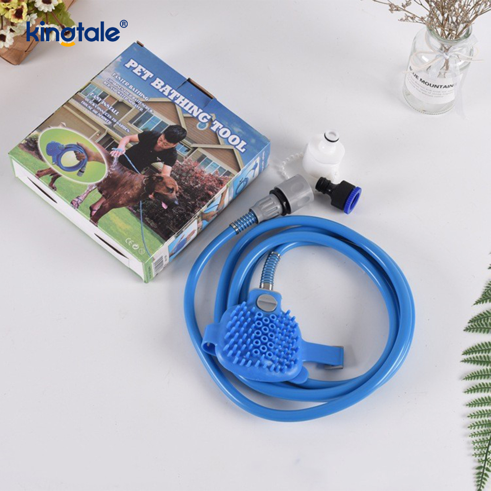 Pulvérisateur de douche pour animaux de compagnie, accessoire de douche pour chiens, pour le bain des animaux de compagnie et le lavage des chiens, Valve de dérivation avec main