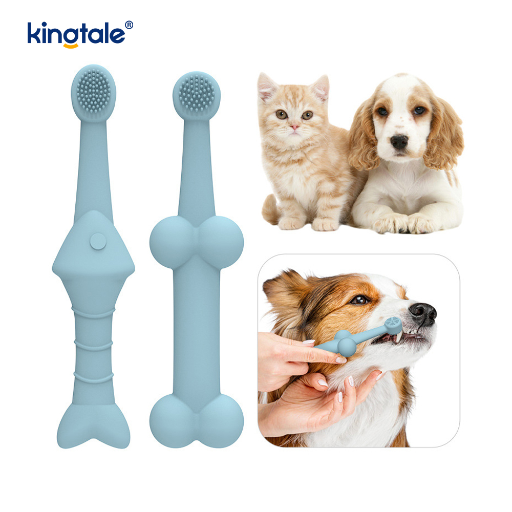 Nouvelle brosse à dents pour animaux de compagnie conçue pour nettoyer les dents et aider à prévenir le tartre