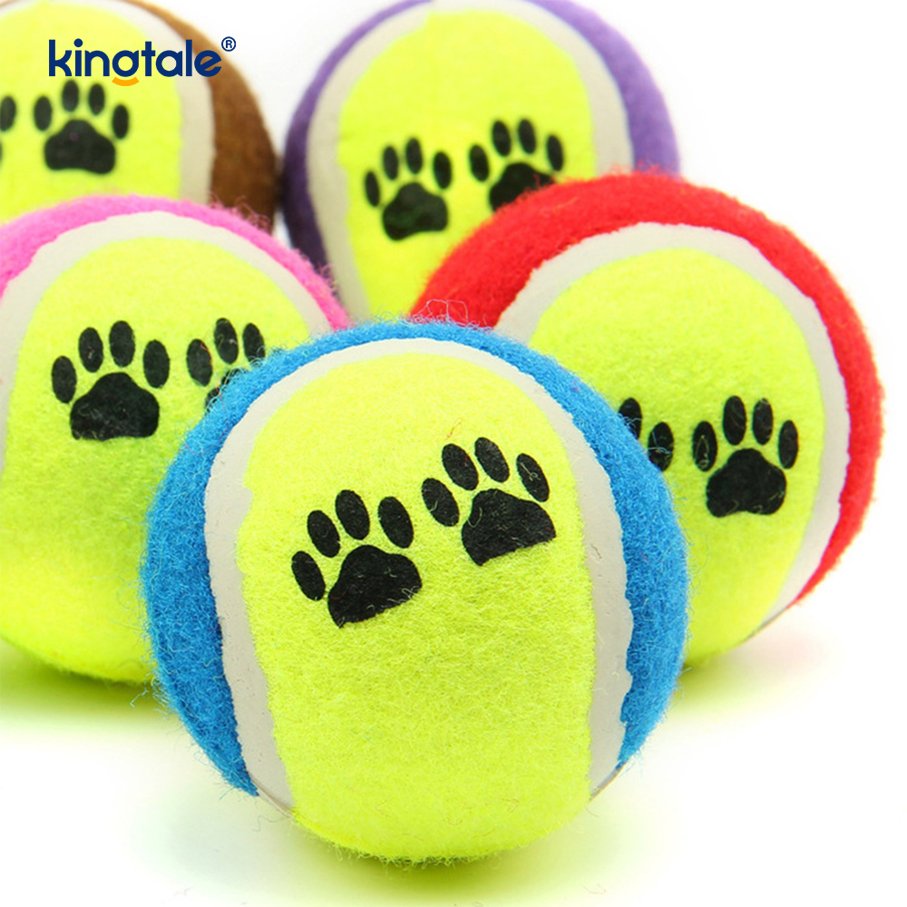 Jouet de Tennis pour animaux de compagnie, Durable et résistant aux morsures, pour exercices de mastication interactifs