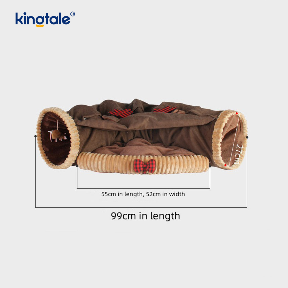 Tunnel de jeu pliable pour chat, jouet interactif, labyrinthe, maison pour chat, Tunnels d'intérieur