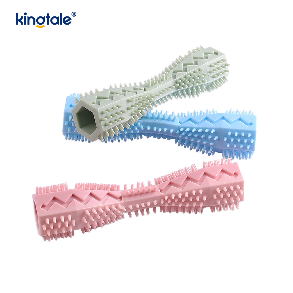Jouets hexagonaux de dentition et de soins dentaires pour animaux de compagnie, pour nettoyer les dents