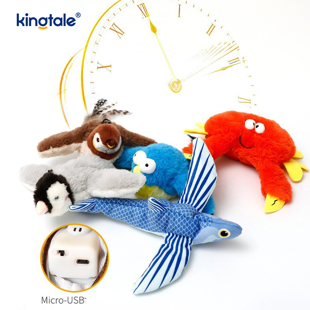 Jouet en peluche pour animaux de compagnie, simulation de moineau, pour toutes les races, chat, jouets à herbe à chat, moineau