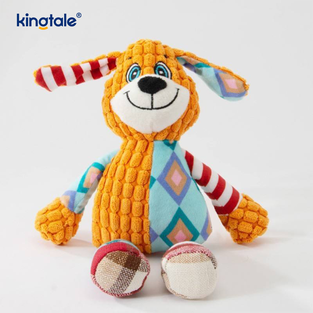 Jouet doux d'animal familier de peluche d'éléphant bleu avec le tissu bleu lavable en machine