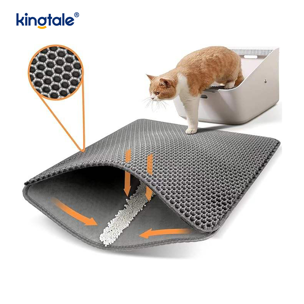 Tapis de litière pour chat amélioré, couche arrière étanche et étanche