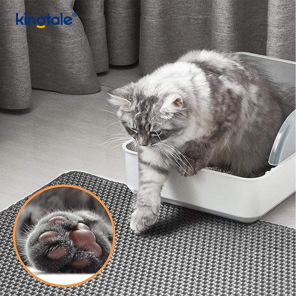 Tapis de litière pour chat amélioré, couche arrière étanche et étanche