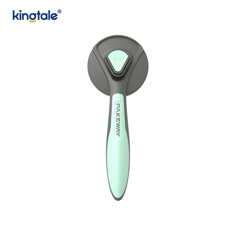 Brosse lisse autonettoyante, râteau de toilettage pour animaux de compagnie et peigne anti-puces pour chiens