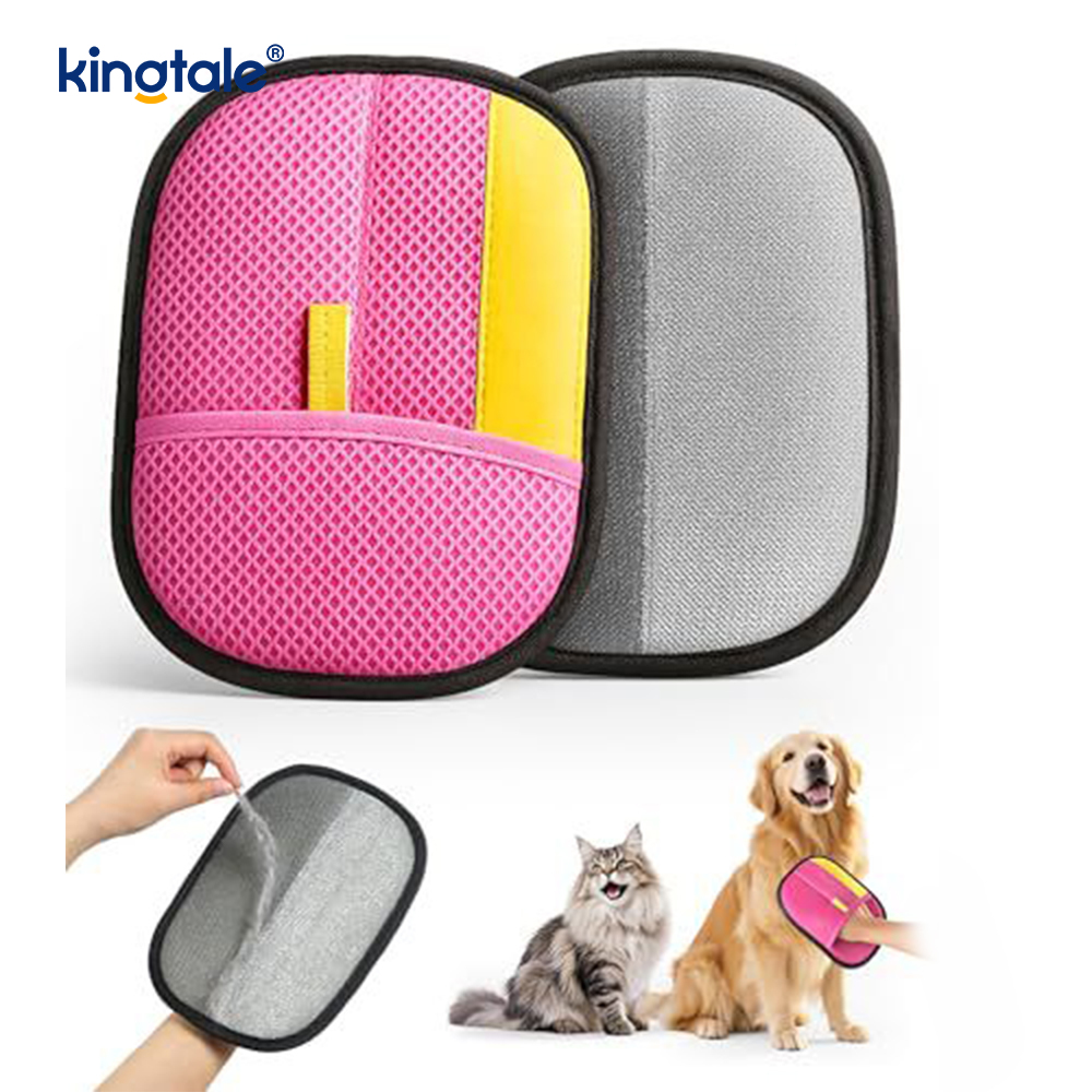 Gant d'épilation pour animaux de compagnie pour chats et chiens nouvellement Pro gants d'épilation électrostatique à cinq doigts pour animaux de compagnie