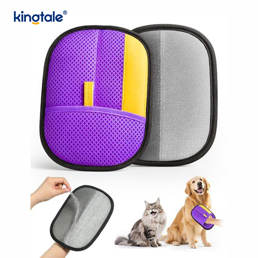 Gant d'épilation pour animaux de compagnie pour chats et chiens nouvellement Pro gants d'épilation électrostatique à cinq doigts pour animaux de compagnie