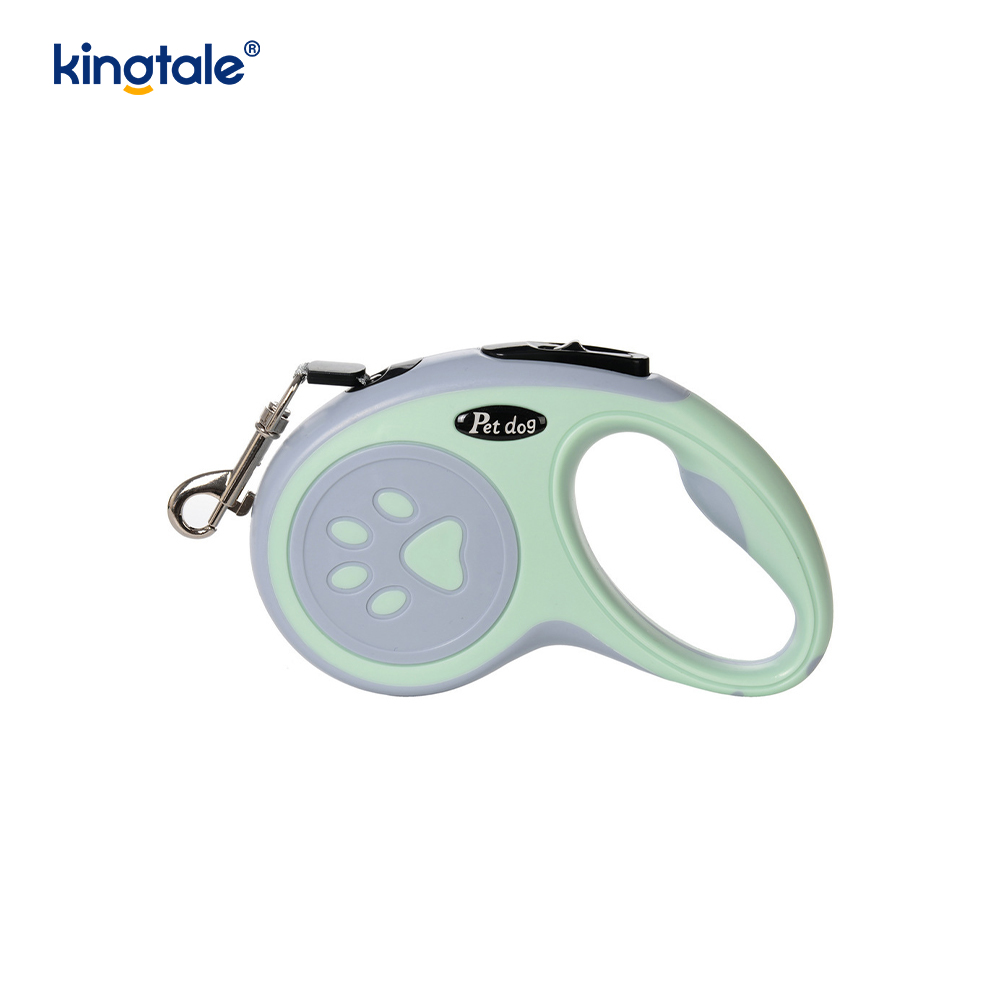 Laisse rétractable pour chien, rétractable à 360°, laisse en nylon sans enchevêtrement