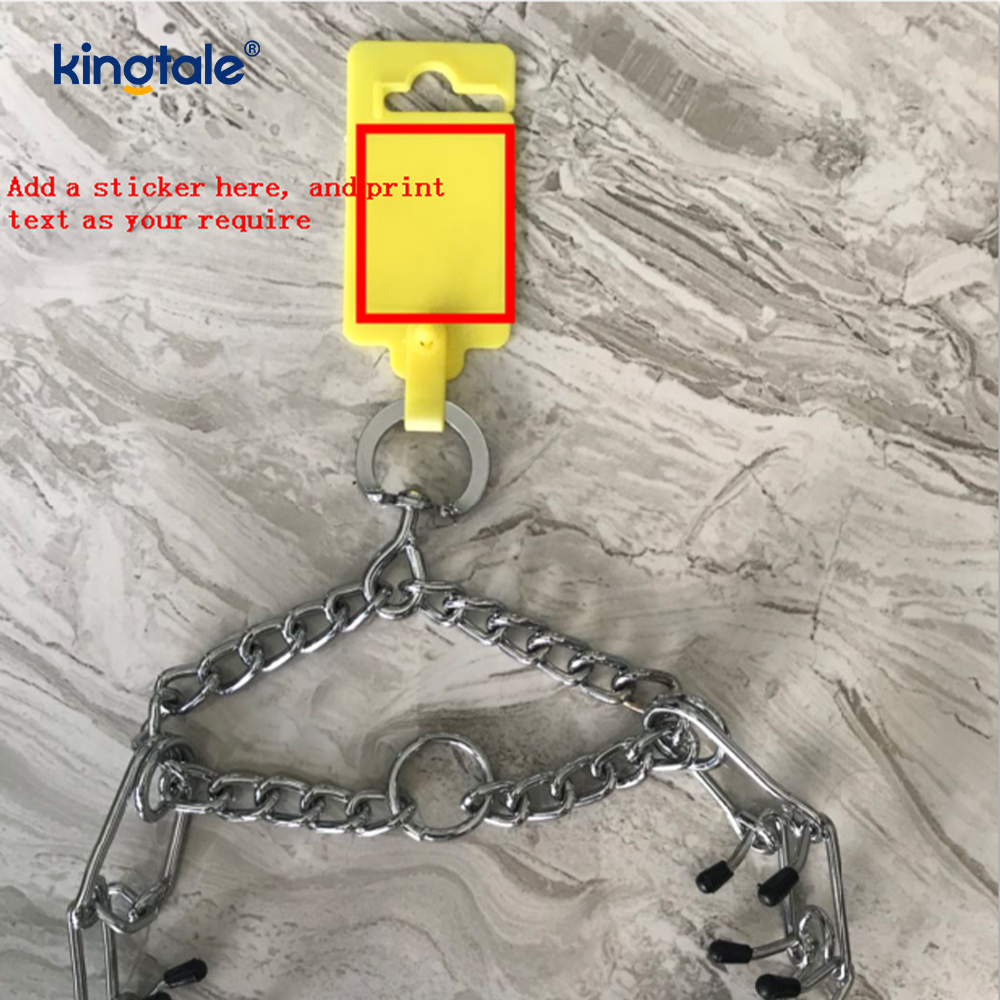 Colliers étrangleurs pour animaux de compagnie, en acier au carbone, à griffes métalliques, collier d'entraînement pour chiens