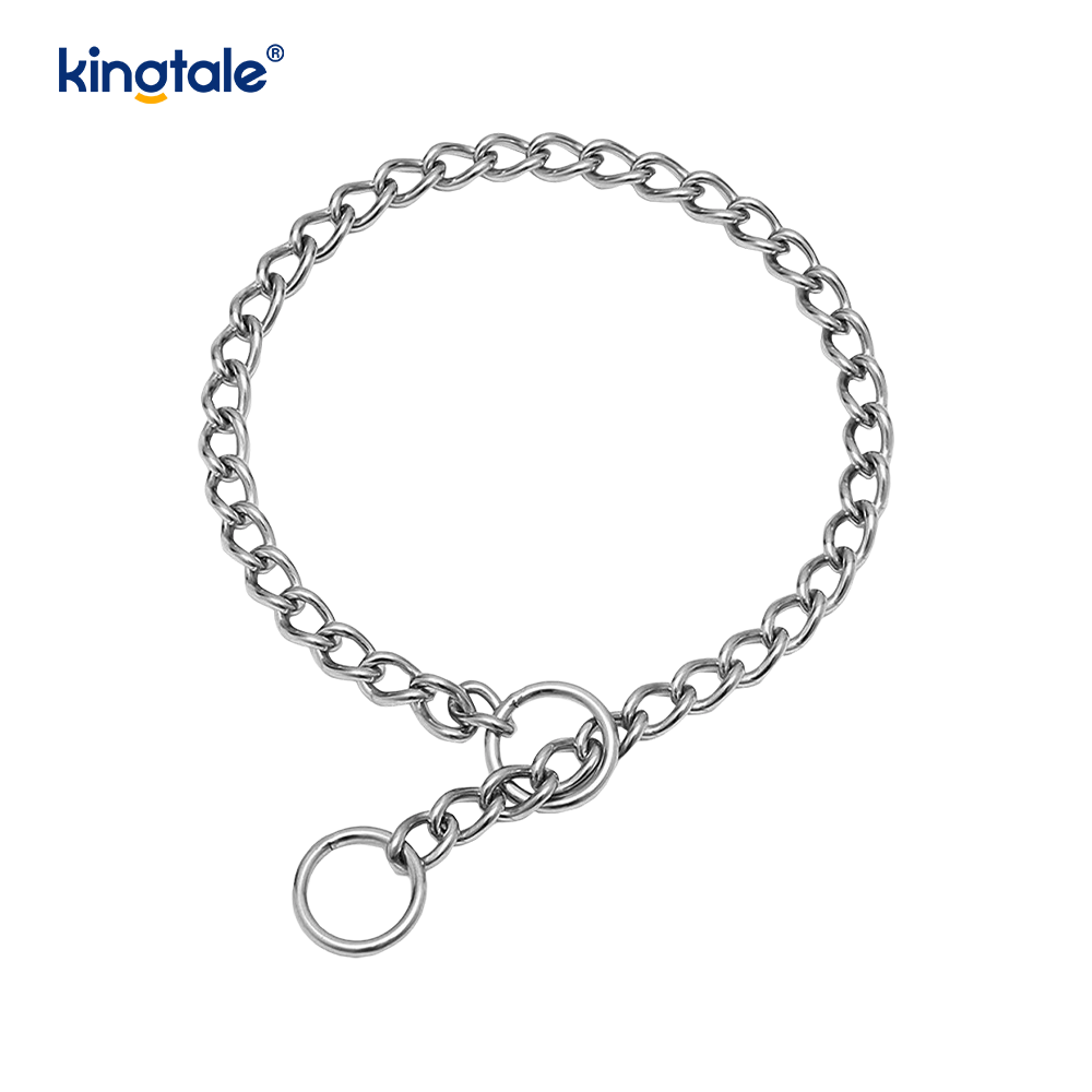 Chaîne lourde de chaîne de glissement de collier d'étranglement de chien de formation en métal pour des chiens