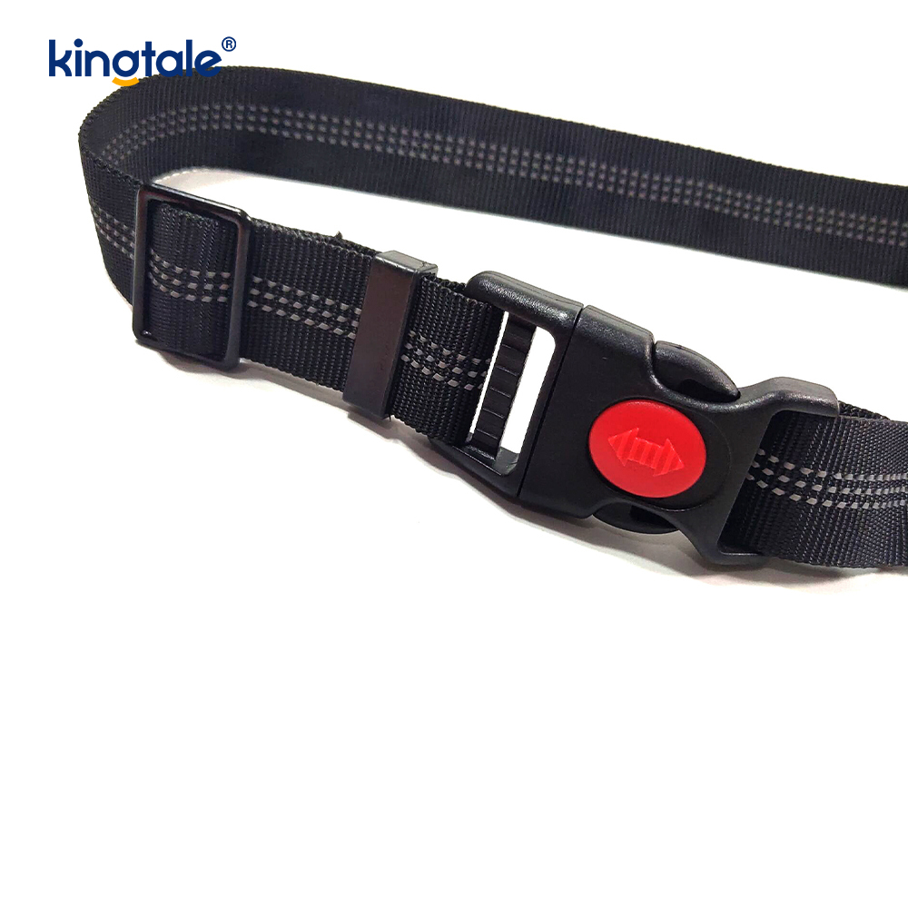 Laisse de ceinture de sécurité de voiture pour animaux de compagnie réfléchissante en polyester durable Anti-Rush Anti-Rush