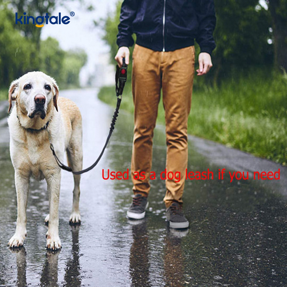 Laisse de ceinture de sécurité de voiture pour animaux de compagnie réfléchissante en polyester durable Anti-Rush Anti-Rush