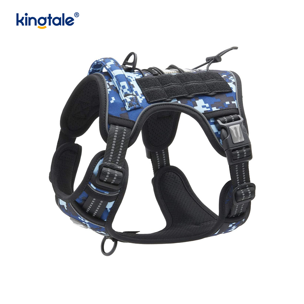 Ceinture en Nylon robuste sans traction pour chien, gilet, harnais d'entraînement, poitrine