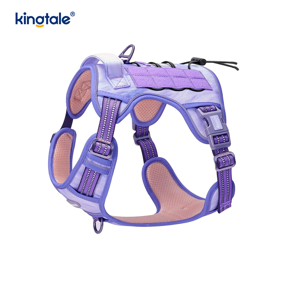 Ceinture en Nylon robuste sans traction pour chien, gilet, harnais d'entraînement, poitrine