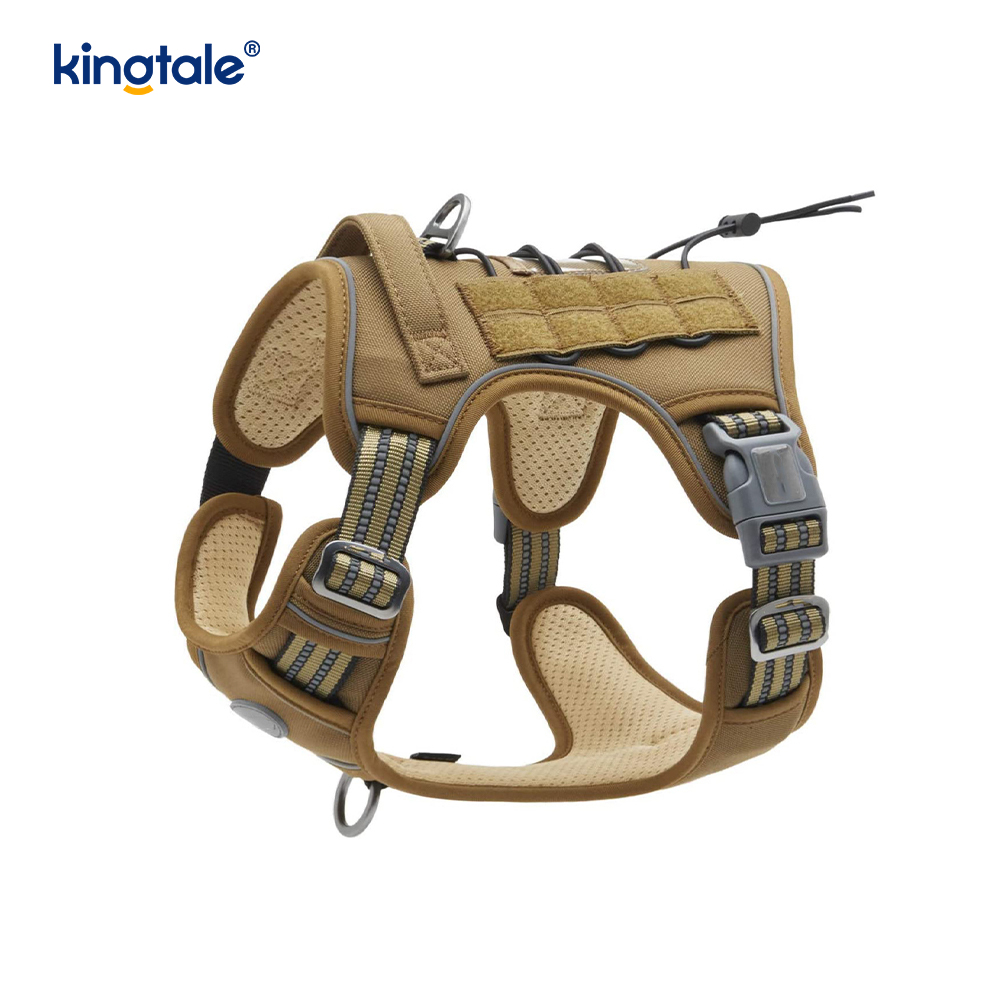 Ceinture en Nylon robuste sans traction pour chien, gilet, harnais d'entraînement, poitrine