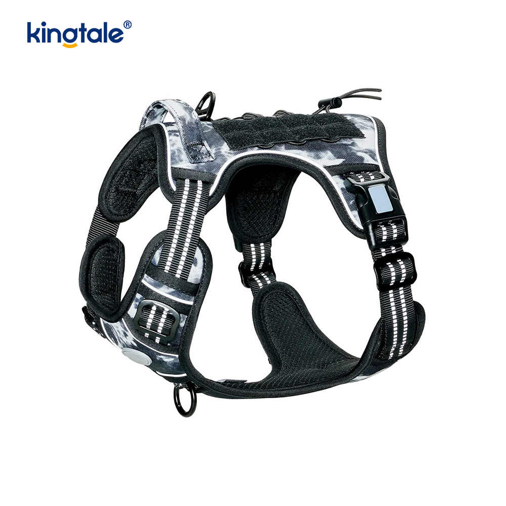 Ceinture en Nylon robuste sans traction pour chien, gilet, harnais d'entraînement, poitrine