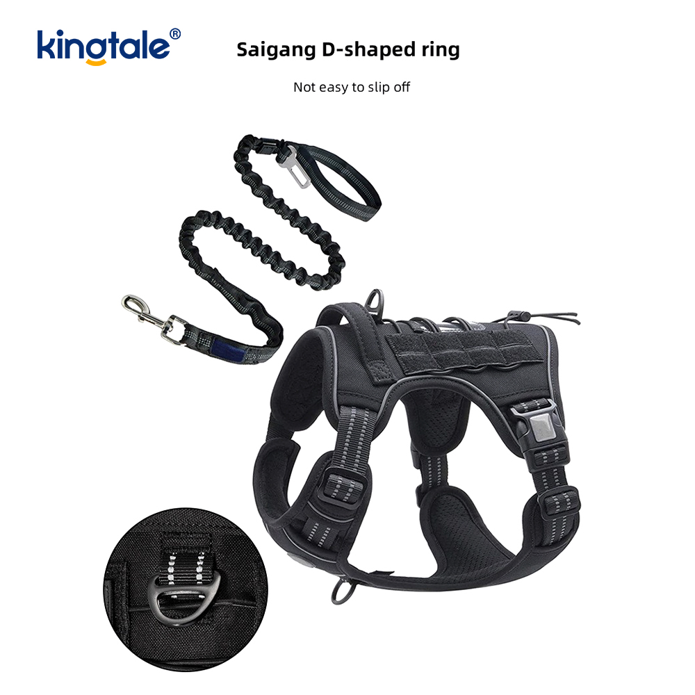 Ceinture en Nylon robuste sans traction pour chien, gilet, harnais d'entraînement, poitrine