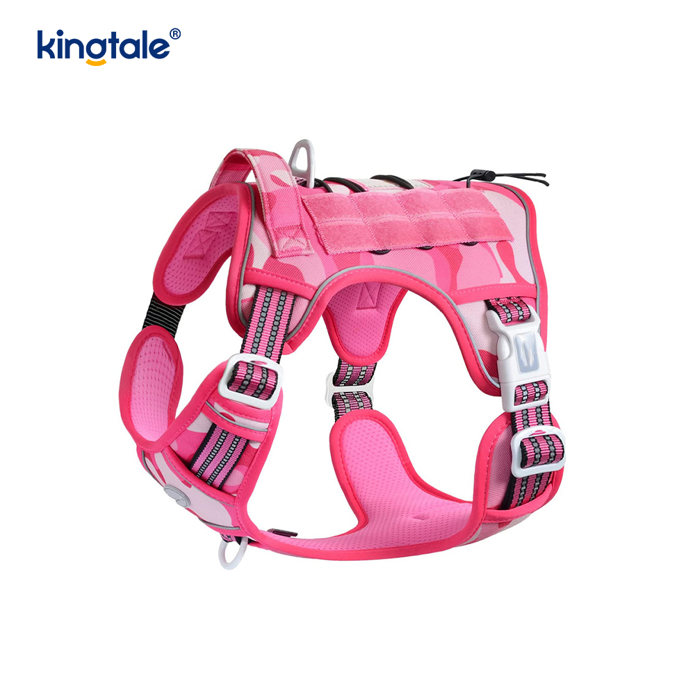 Ceinture en Nylon robuste sans traction pour chien, gilet, harnais d'entraînement, poitrine