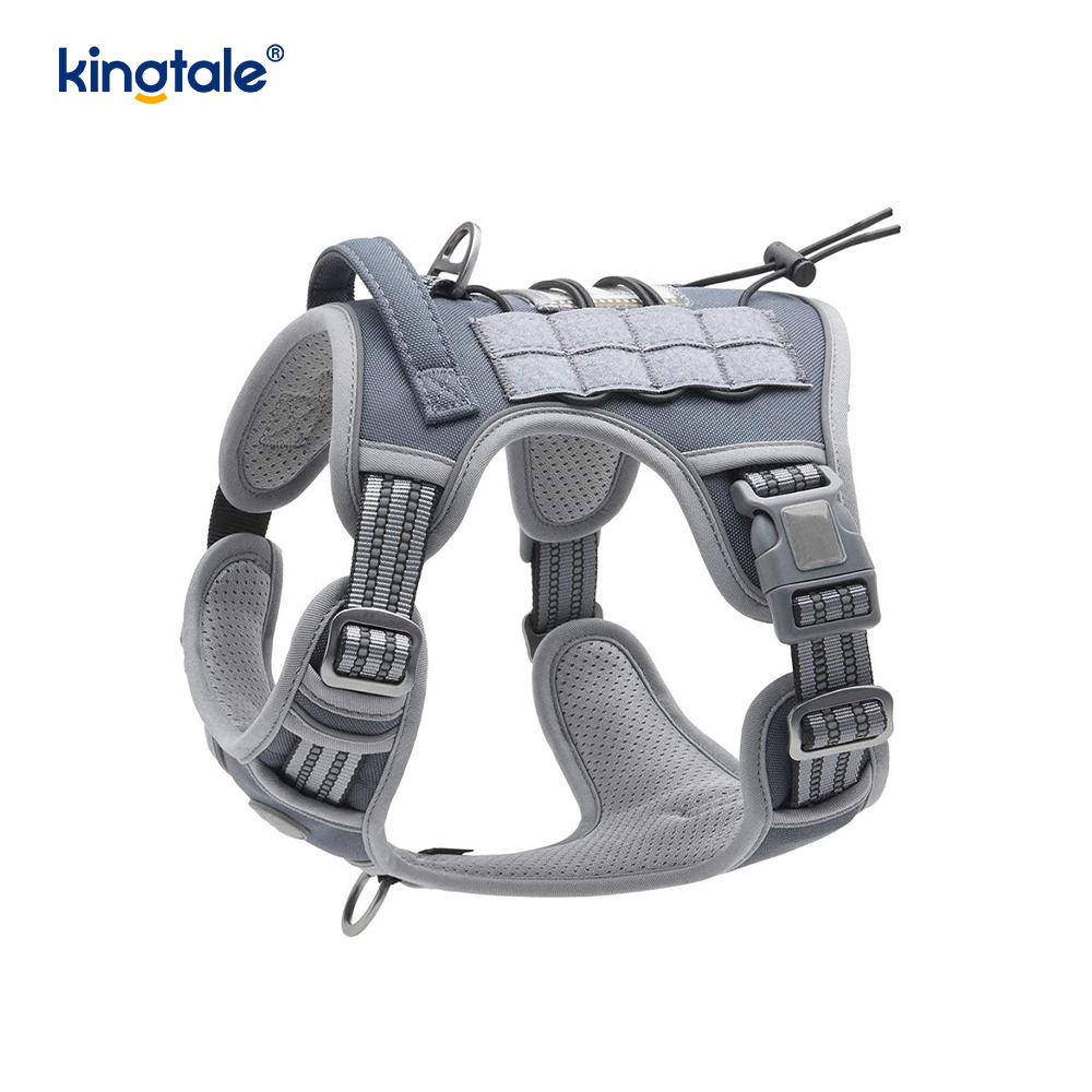 Ceinture en Nylon robuste sans traction pour chien, gilet, harnais d'entraînement, poitrine