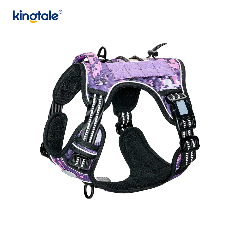 Ceinture en Nylon robuste sans traction pour chien, gilet, harnais d'entraînement, poitrine
