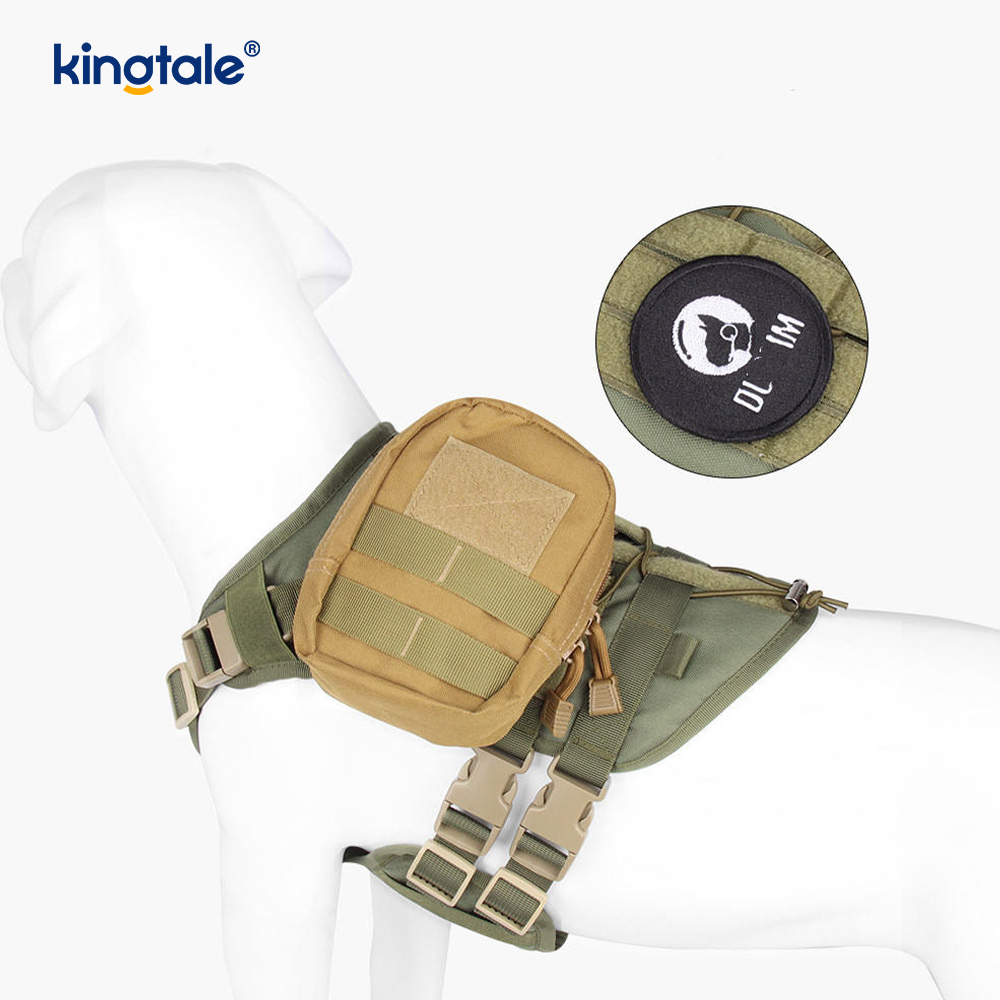 Harnais réglable respirable adapté aux besoins du client de chien de grande maille résistante adaptée aux besoins du client de gilet