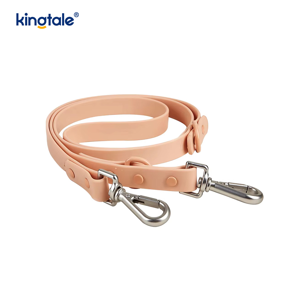 Collier de laisse de harnais de chien imperméable léger à la mode personnalisé en PVC