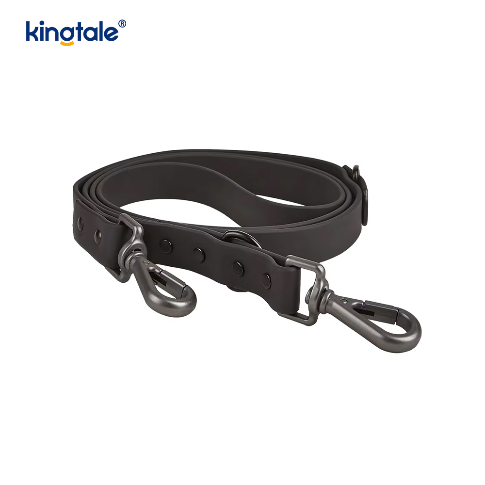 Collier de laisse de harnais de chien imperméable léger à la mode personnalisé en PVC