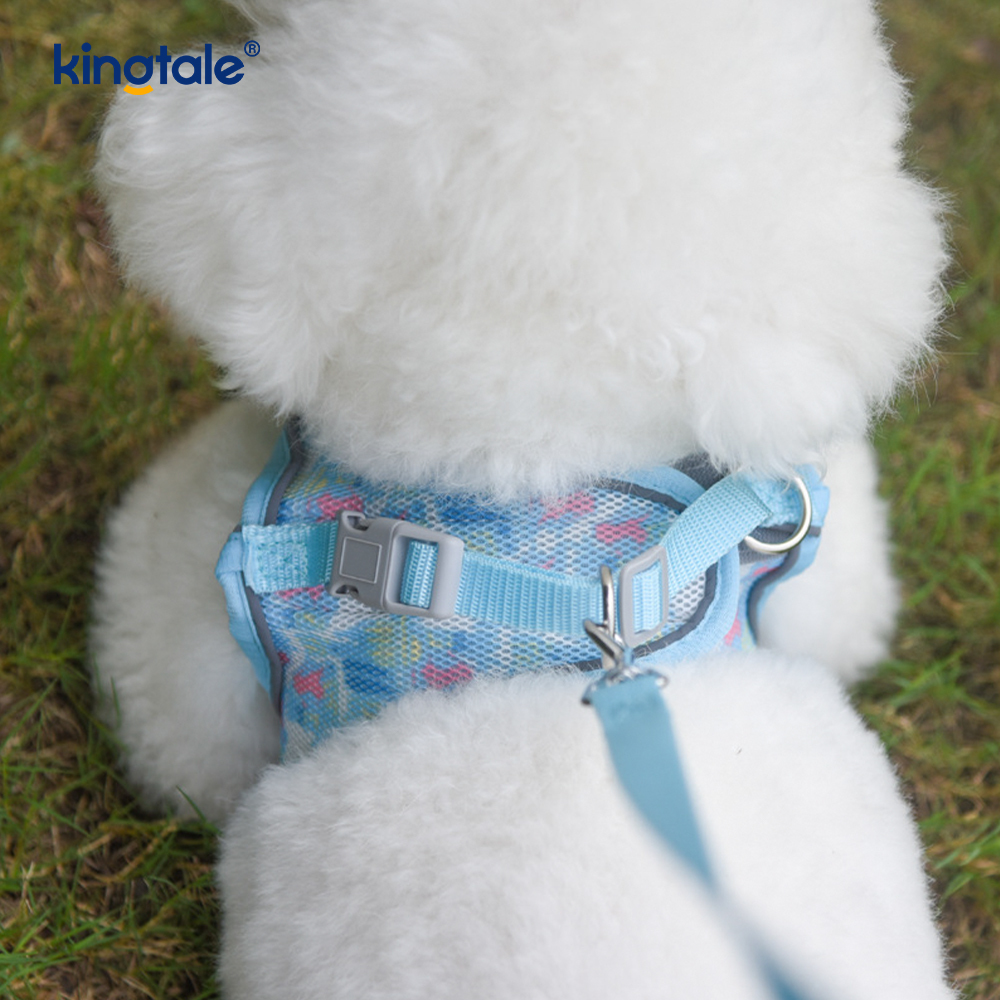 Harnais rembourré pour animaux de compagnie, Style gilet, laisse réfléchissante Anti-choc pour chien