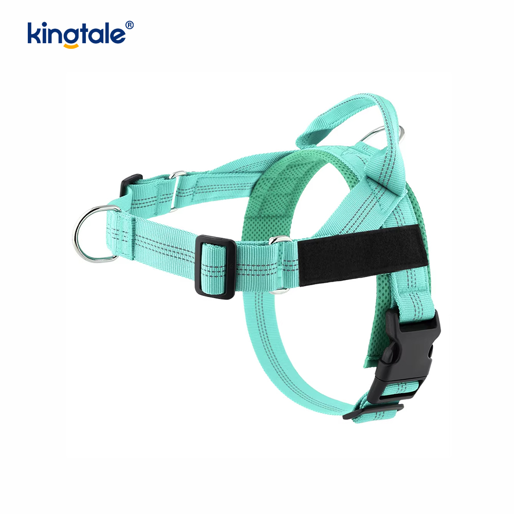 Harnais pour chien réglable durable en maille réfléchissante personnalisée sans traction