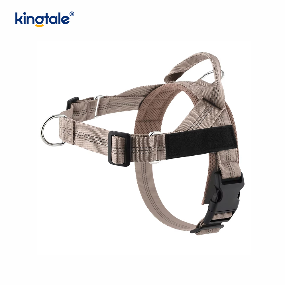 Harnais pour chien réglable durable en maille réfléchissante personnalisée sans traction