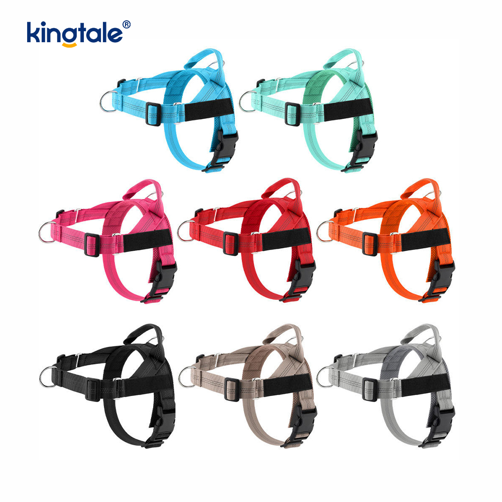 Harnais pour chien réglable durable en maille réfléchissante personnalisée sans traction