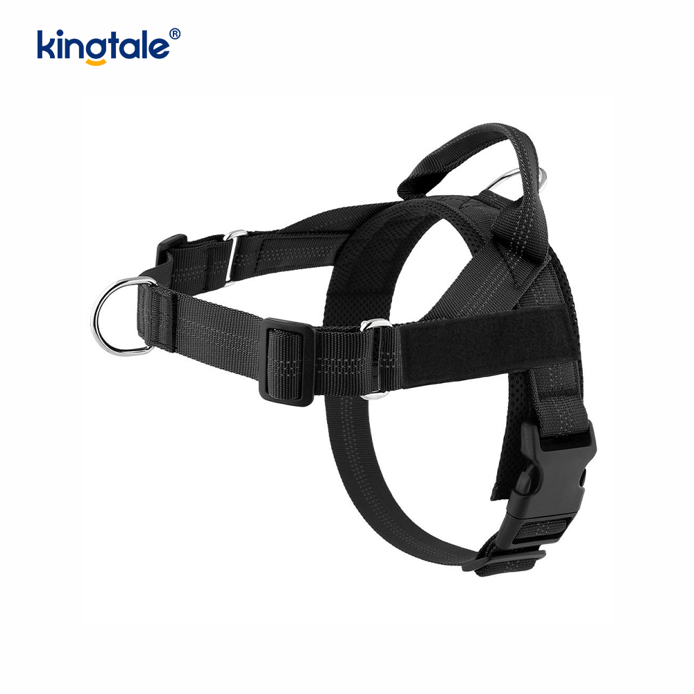 Harnais pour chien réglable durable en maille réfléchissante personnalisée sans traction