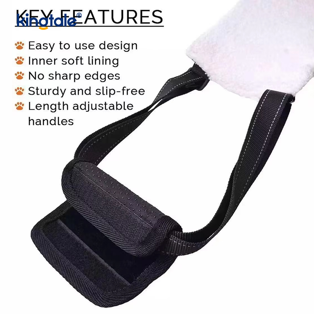 Harnais durable solide adapté aux besoins du client d'ascenseur de chien de bride portative adaptée aux besoins du client de chien pour des animaux familiers