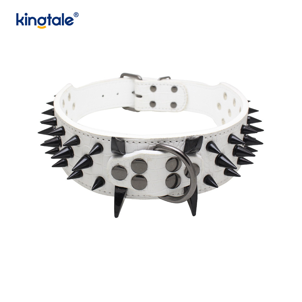 Collier pour chien clouté à pointes pointues, colliers pour chien en cuir élégants