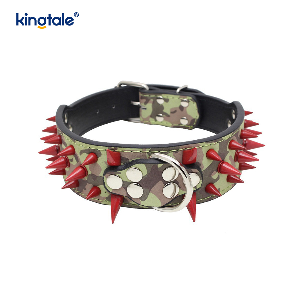 Collier pour chien clouté à pointes pointues, colliers pour chien en cuir élégants